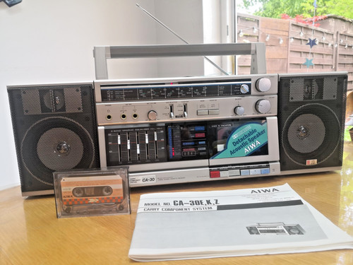 Aiwa boombox retro 80s - aiwa,
