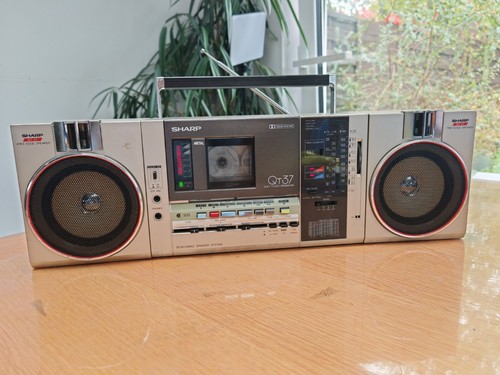 Boombox sharp qt37hg - sharp,