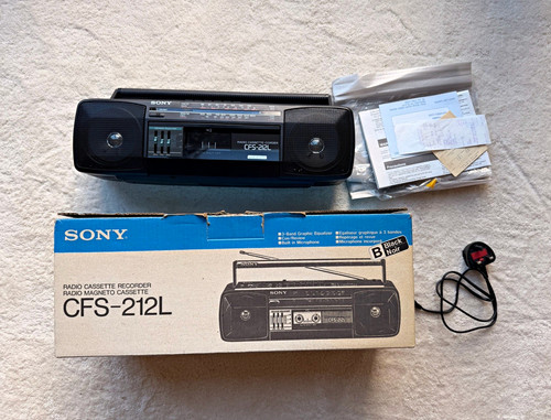 Sony cfs 212l vintage boombox - vintage,