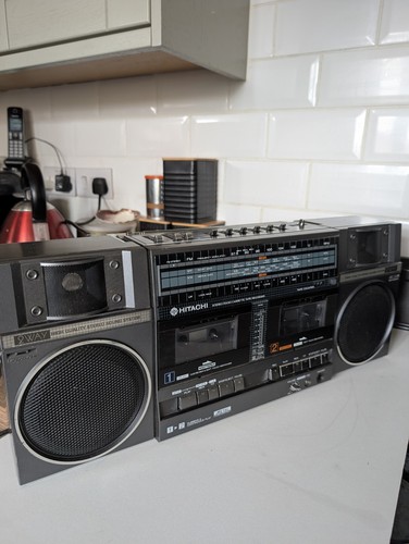 Hitachi trk w55e rare - hitachi, stereo