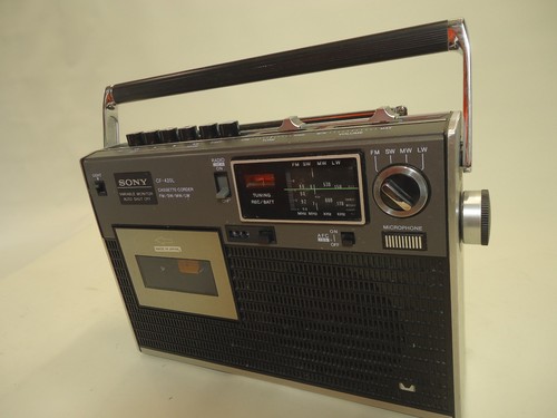 Sony 420 radio cassette - sony,
