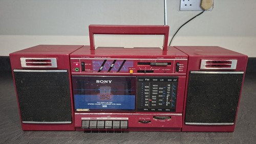 Sony cfs 3000l stereo radio - sony,