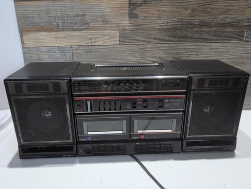 1980s hitachi trk w540e radio - 1980s,