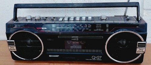 Vintage sharp 27e - vintage, boombox