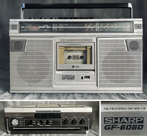 1980s sharp 6060e stereo - sharp,