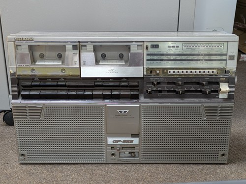 Sharp 555 band boombox - gf-555, 4-band