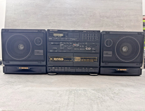Vintage sharp cd60h cd - gx-cd60h(bk),