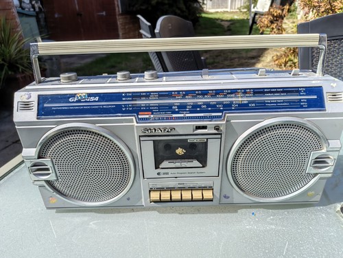 Vintage sharp gf5454 boombox - gf5454,