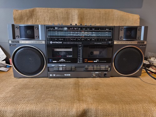 Hitachi trk w55e radio double - trk-w55e,