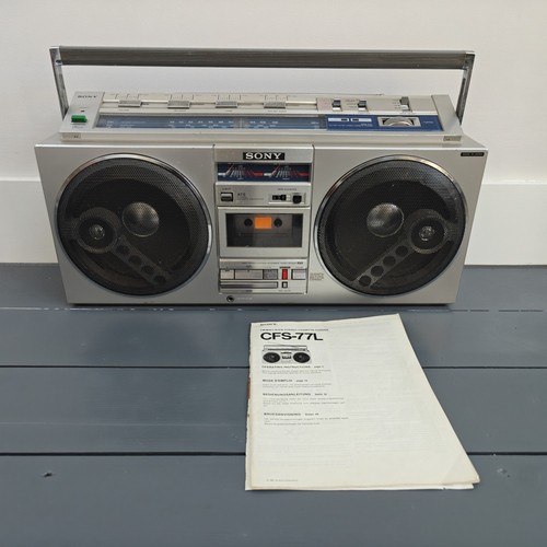 Sony cfs boombox vintage - sony,
