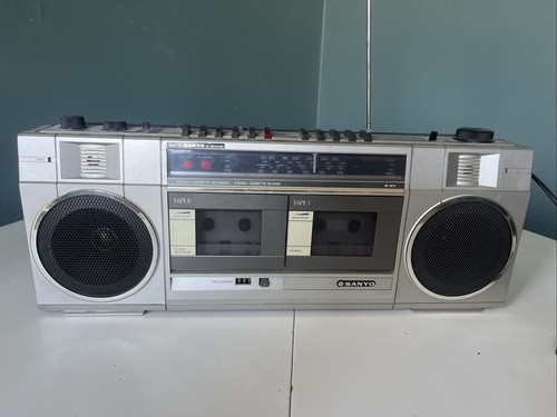 Vintage sanyo w1l boombox - vintage,