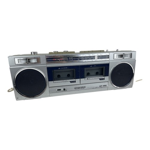 Vintage sharp 450e boombox - sharp, gf-450e