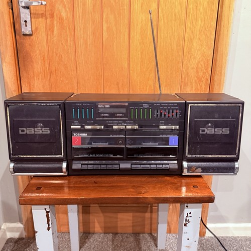 Retro toshiba stereo radio - retro,